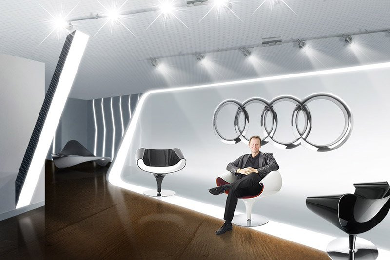 Оформление пространства для Audi